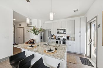 Fully equipped kitchens with energy efficient appliances